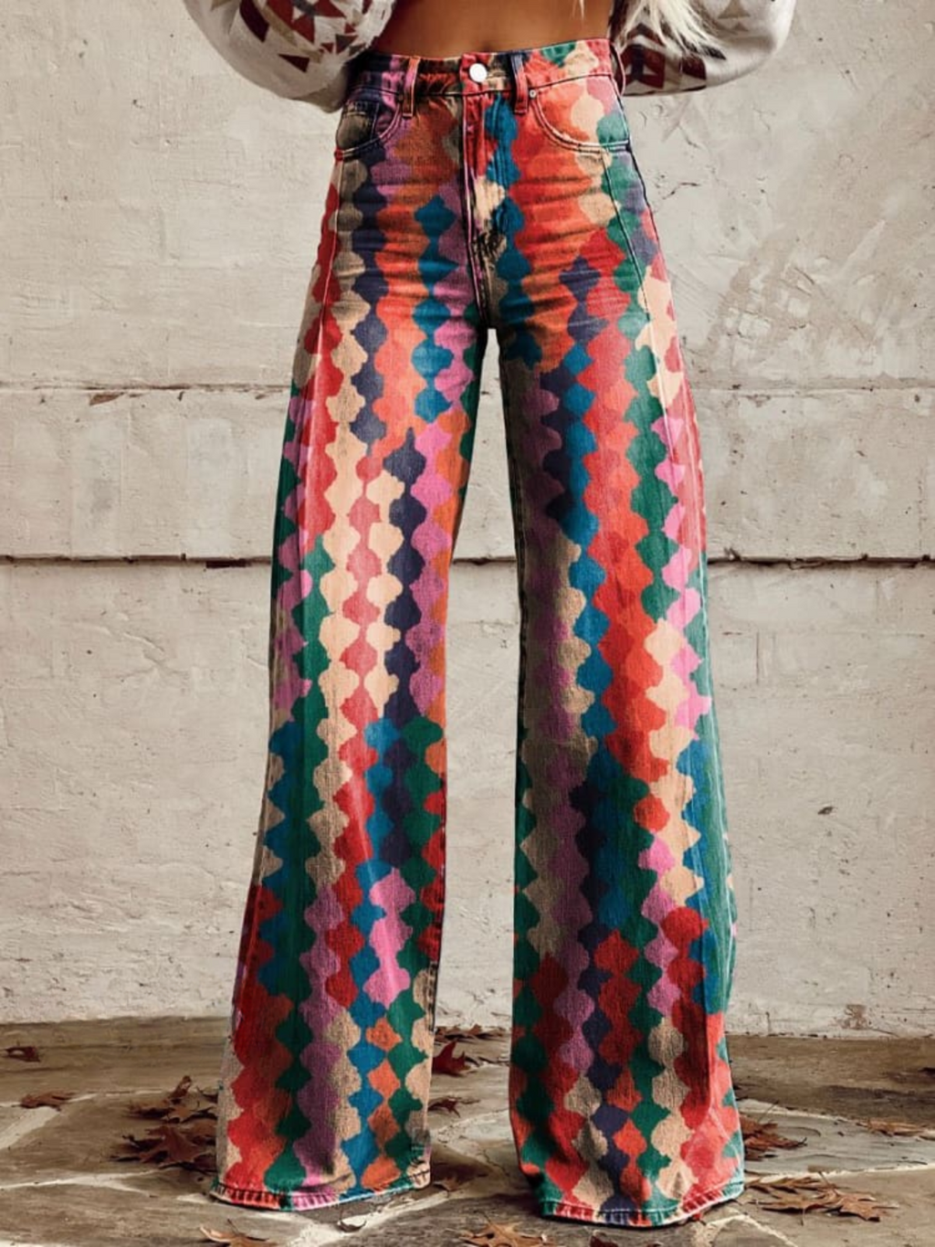 Radmila - Elegantās boho stila bikses