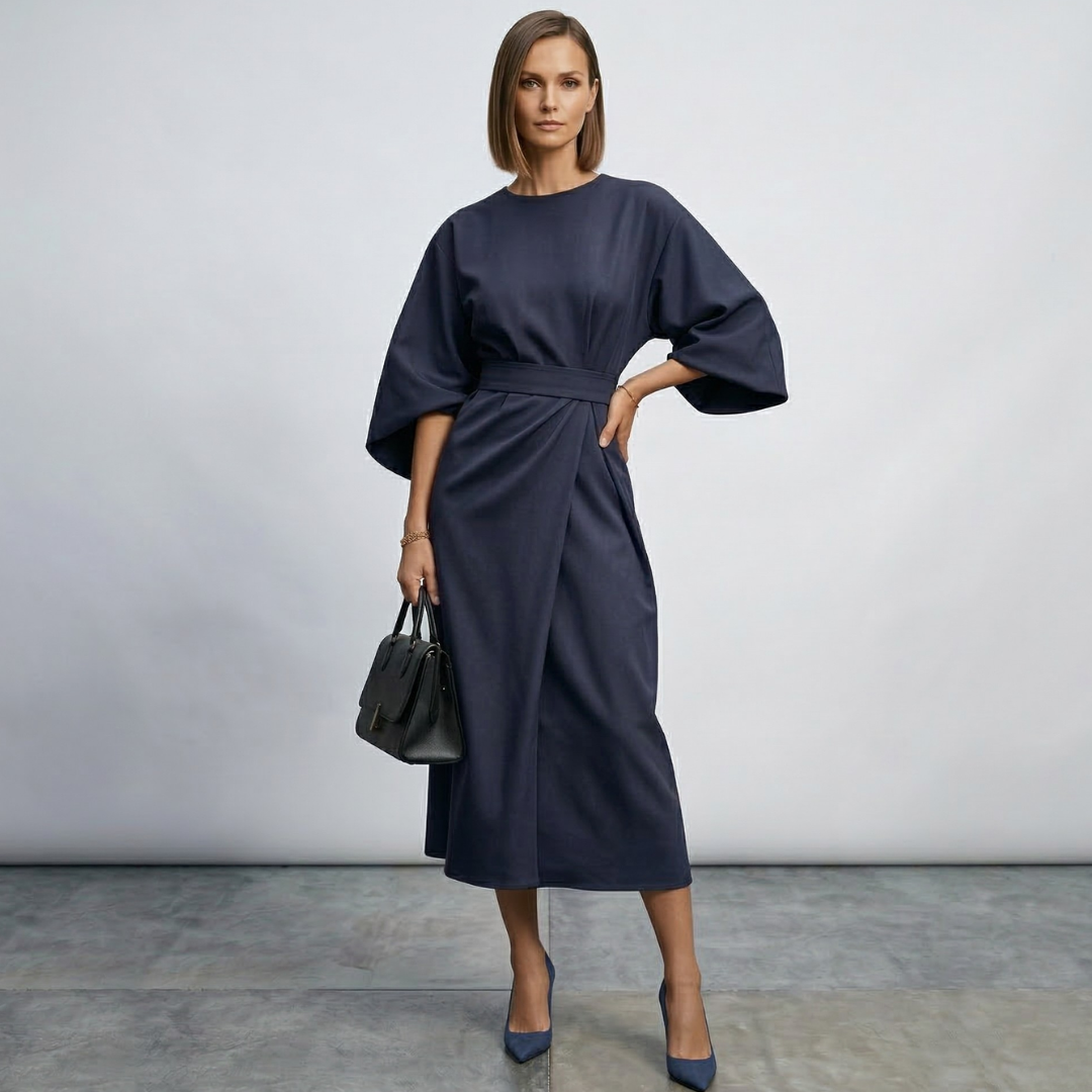Lidija – Eleganta maxi kleita ar jostu