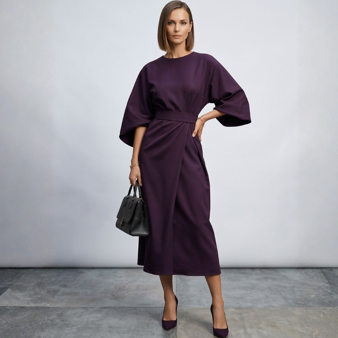 Lidija – Eleganta maxi kleita ar jostu
