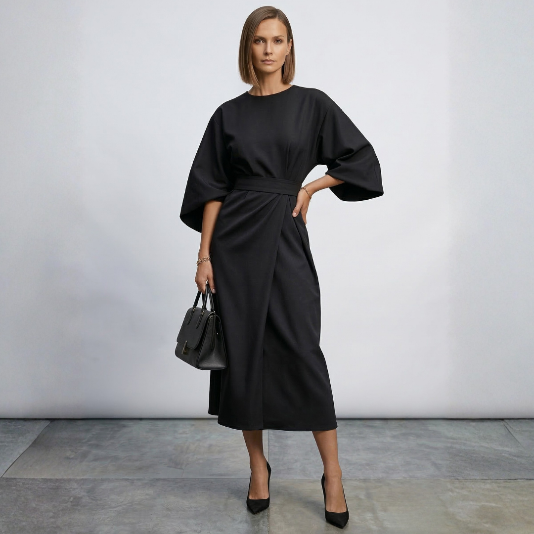 Lidija – Eleganta maxi kleita ar jostu