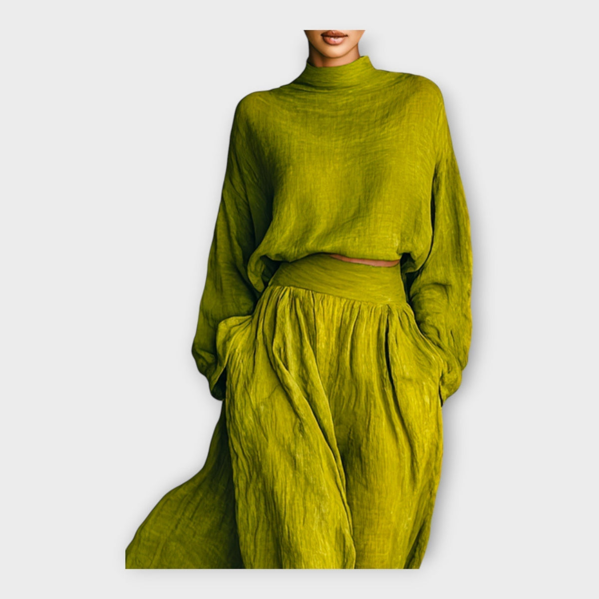 Adīts komplekts ar gaisīgu eleganci