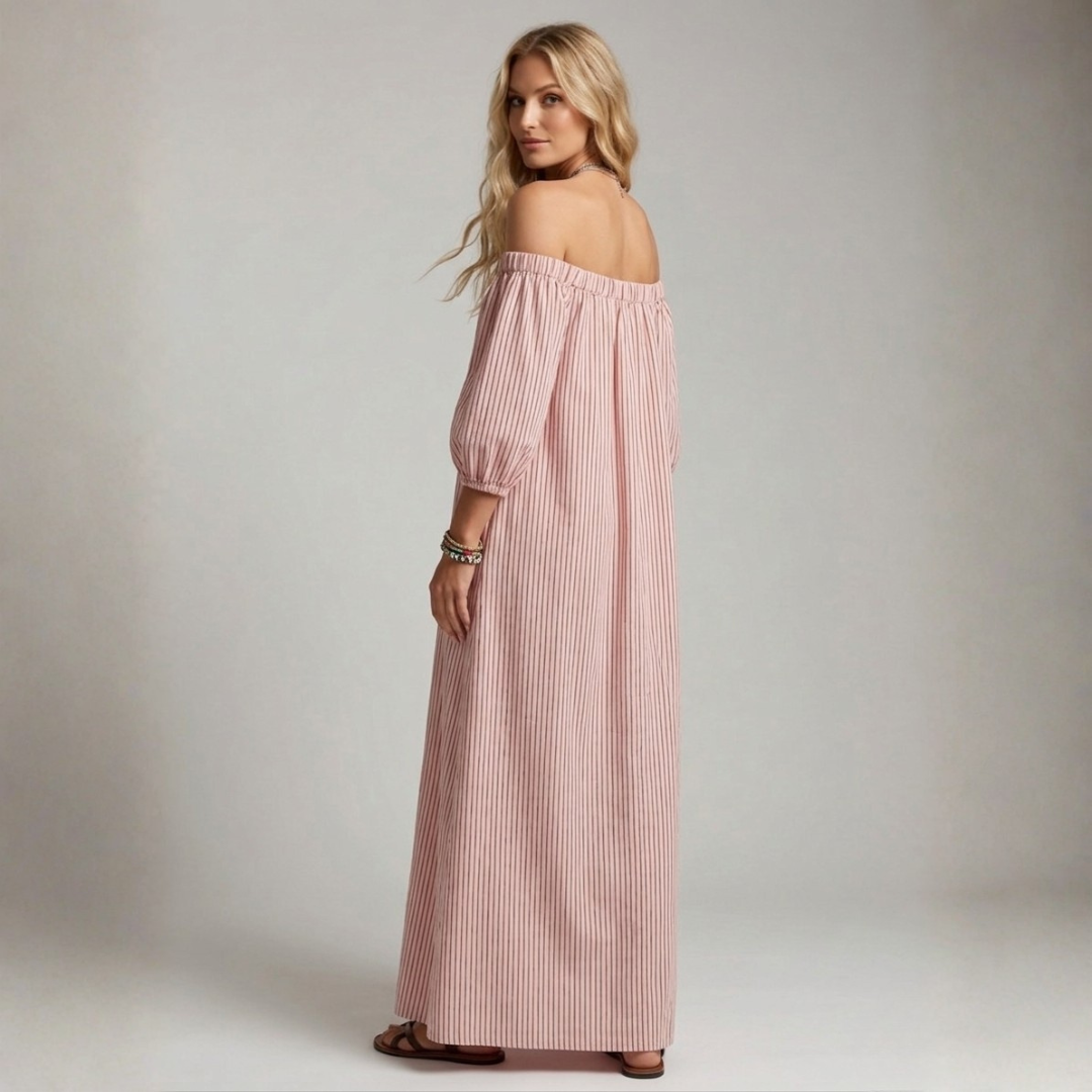 Miroslava — lina un kokvilnas maksikleita