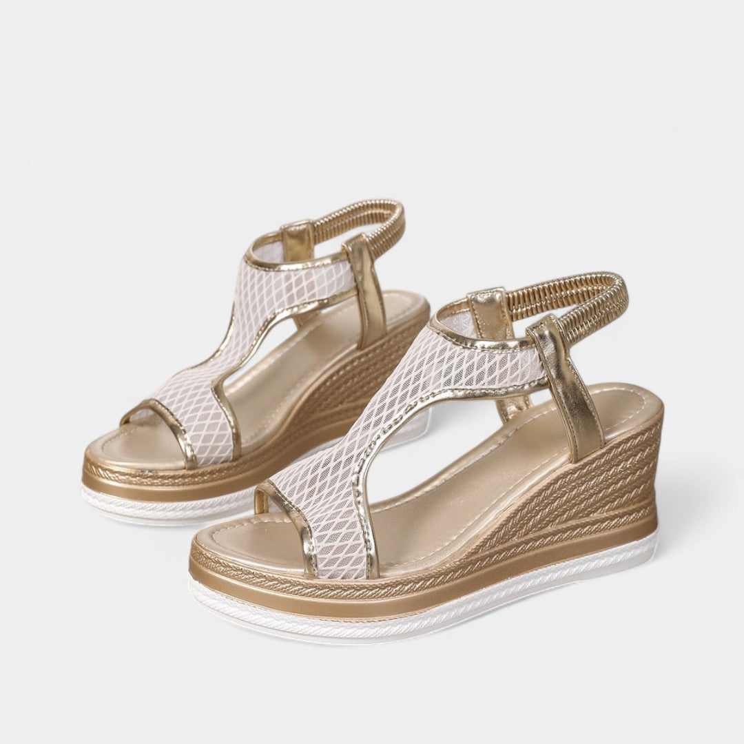 Anka – elegantas ortopēdiskās platformas sandales sievietēm