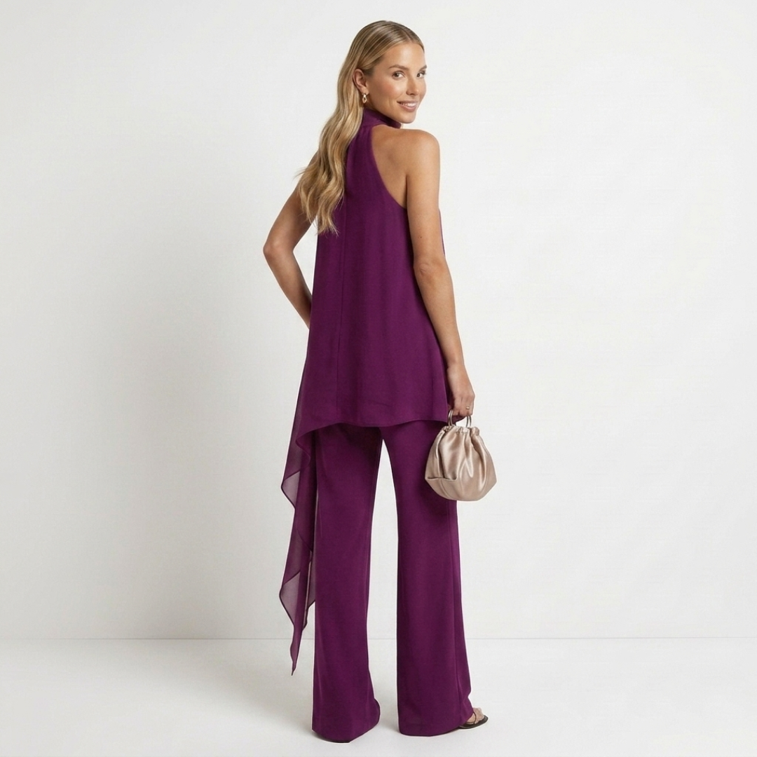 Isidora - Elegants komplekts ar apkakli
