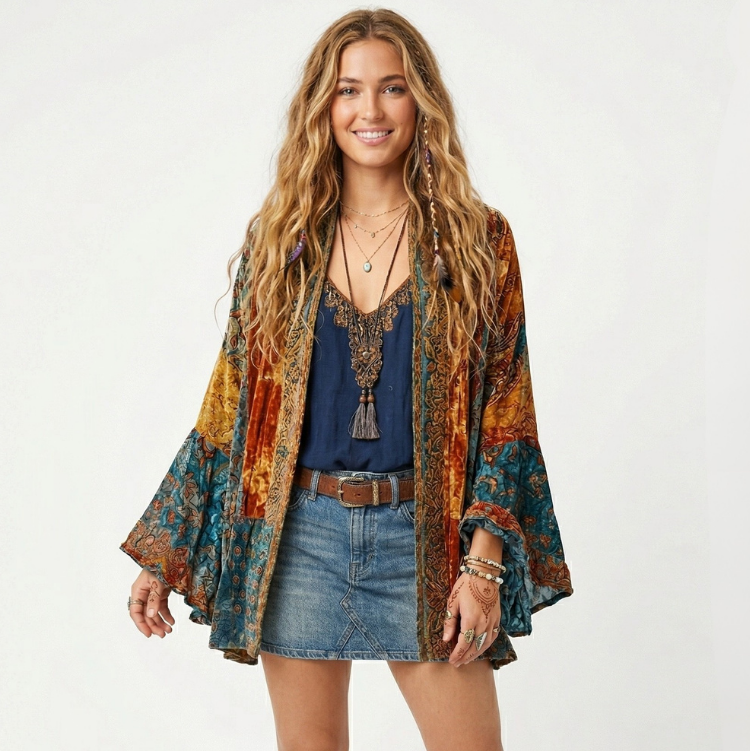 Milanka - Boho kimono sievietēm