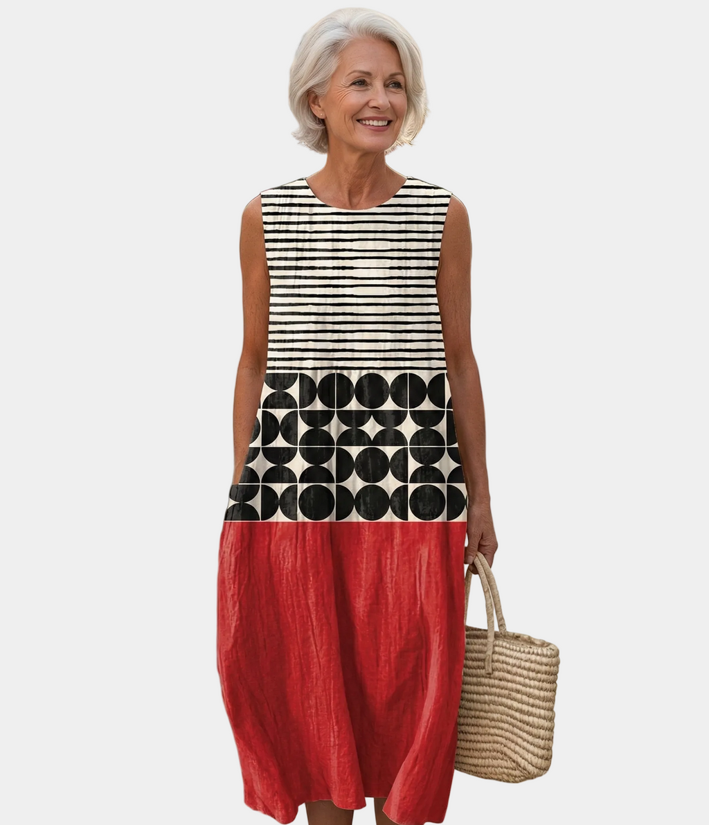 Simona | Raiba midi kleita