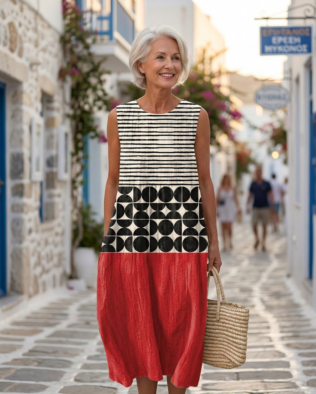 Simona | Raiba midi kleita