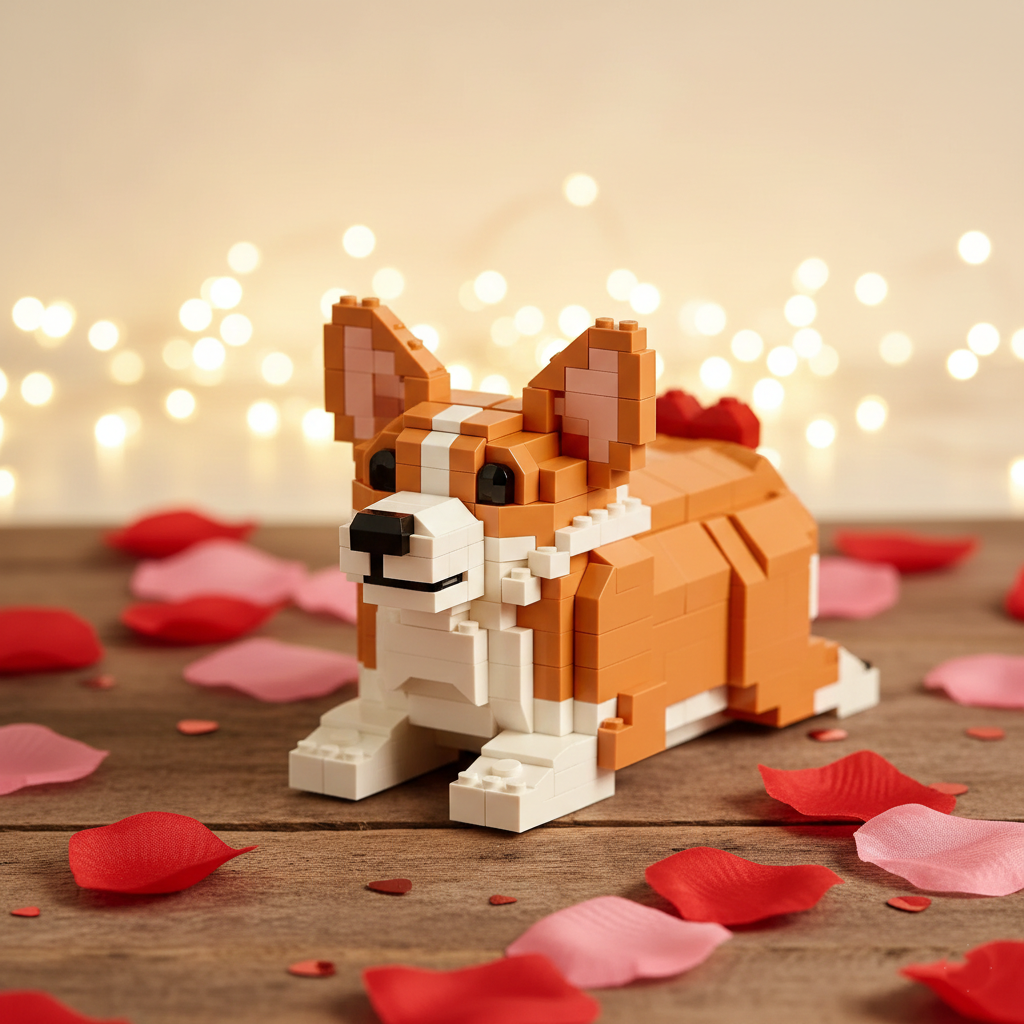 Konstruktoru komplekts Love Corgi
