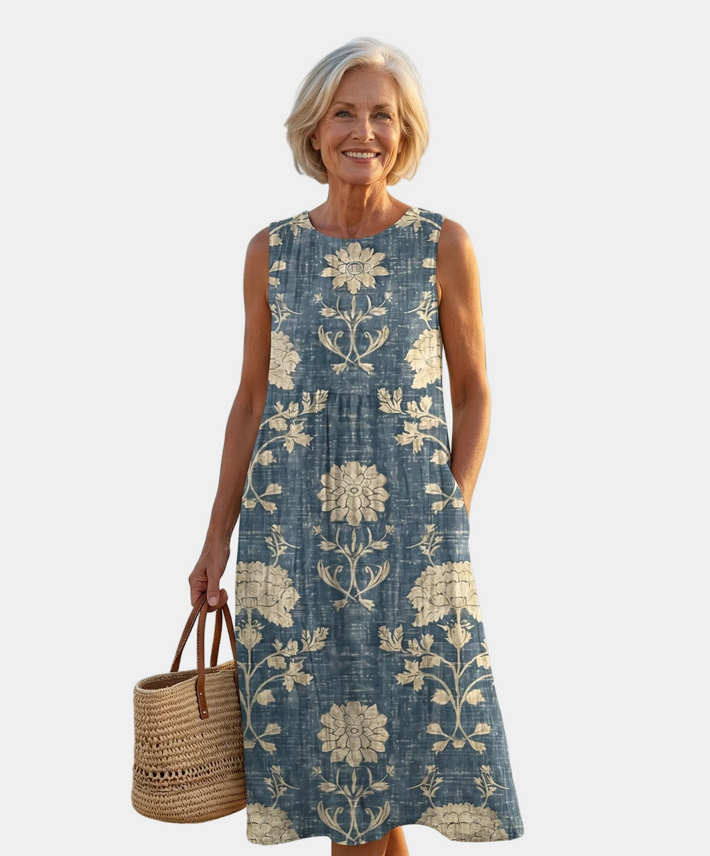 Jelena | Boho midi kleita