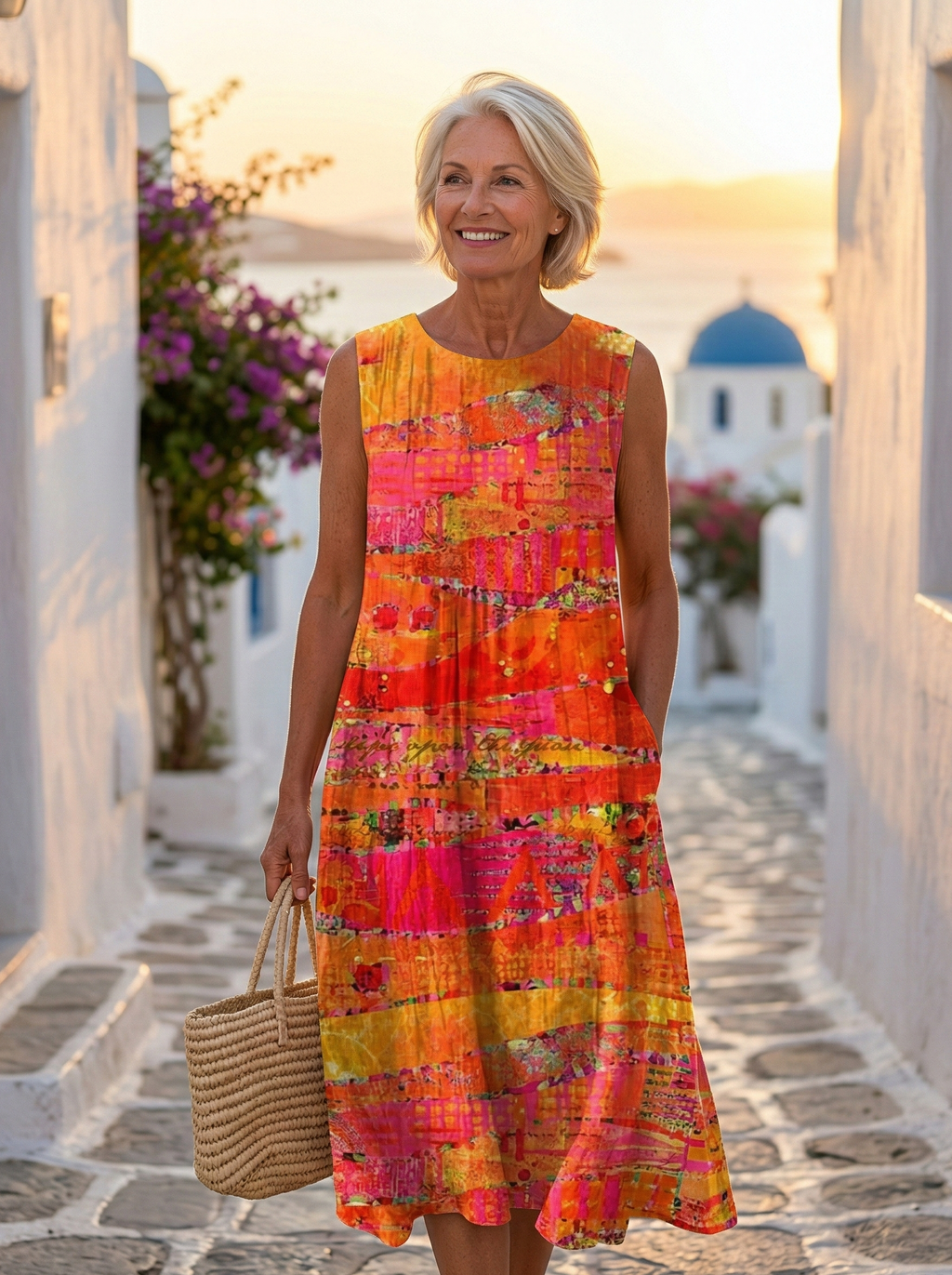 Mila | Midi kleita saulrieta