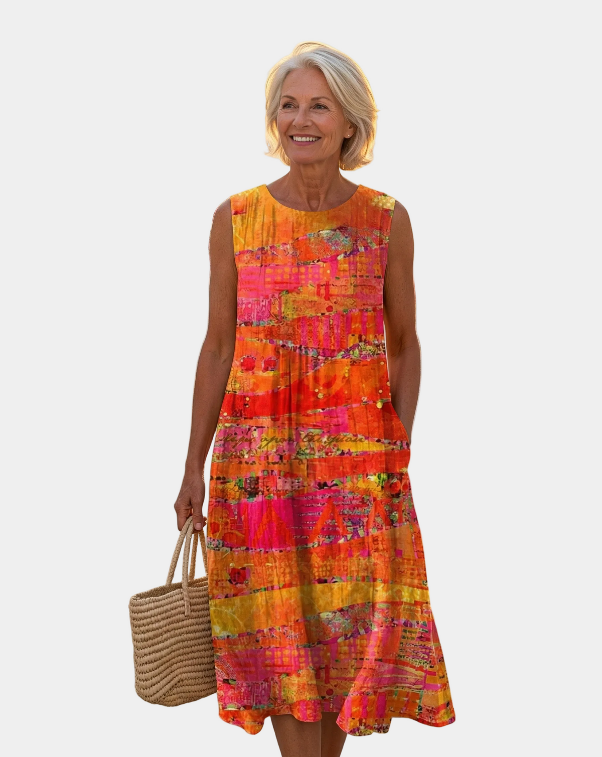 Mila | Midi kleita saulrieta