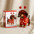 Suņu klucīšu komplekts Love Dachshund