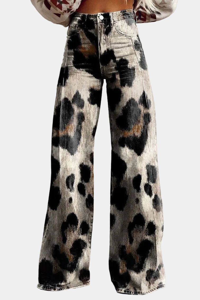 Radojka | Boho vintage bikses ar elegantu rakstu