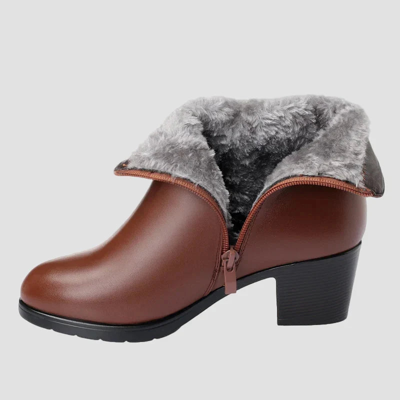 Katarina - Elegantie ziemas zābaki ar rāvējslēdzēju