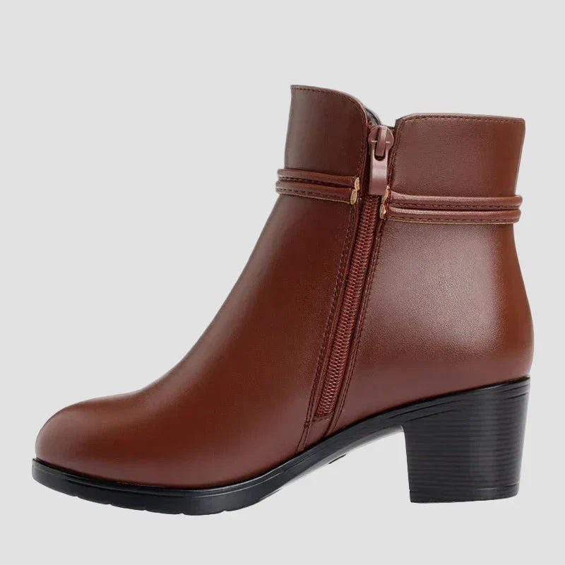 Katarina - Elegantie ziemas zābaki ar rāvējslēdzēju