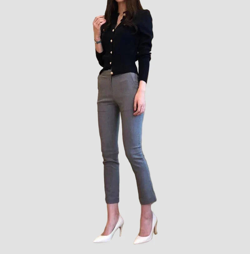 Dragana - Īss mētelis ar pērļu pogām