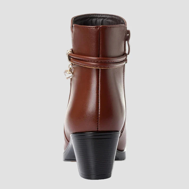 Katarina - Elegantie ziemas zābaki ar rāvējslēdzēju