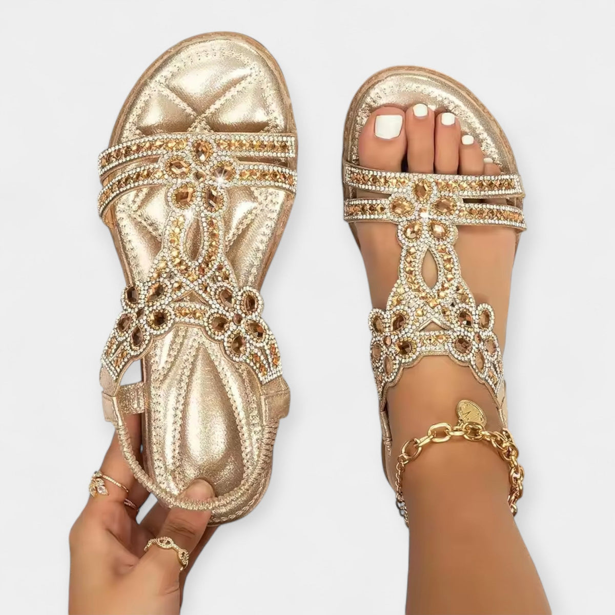 Ortopēdiskās boho sandales