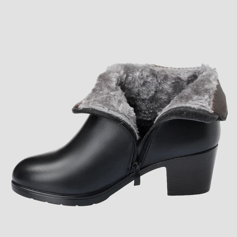 Katarina - Elegantie ziemas zābaki ar rāvējslēdzēju