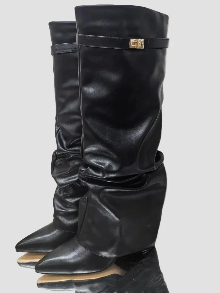 Augstie zābaki ar elegantu dizainu