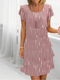 Divna – Eleganta kleita ar svītrām