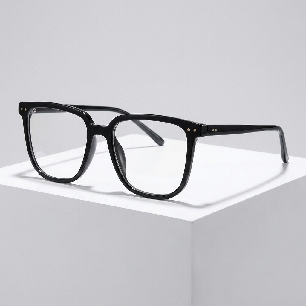Kvadrātveida brilles zilās gaismas filtrēšanai