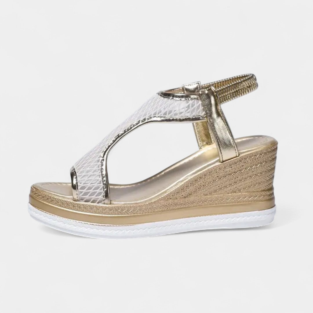 Anka – elegantas ortopēdiskās platformas sandales sievietēm