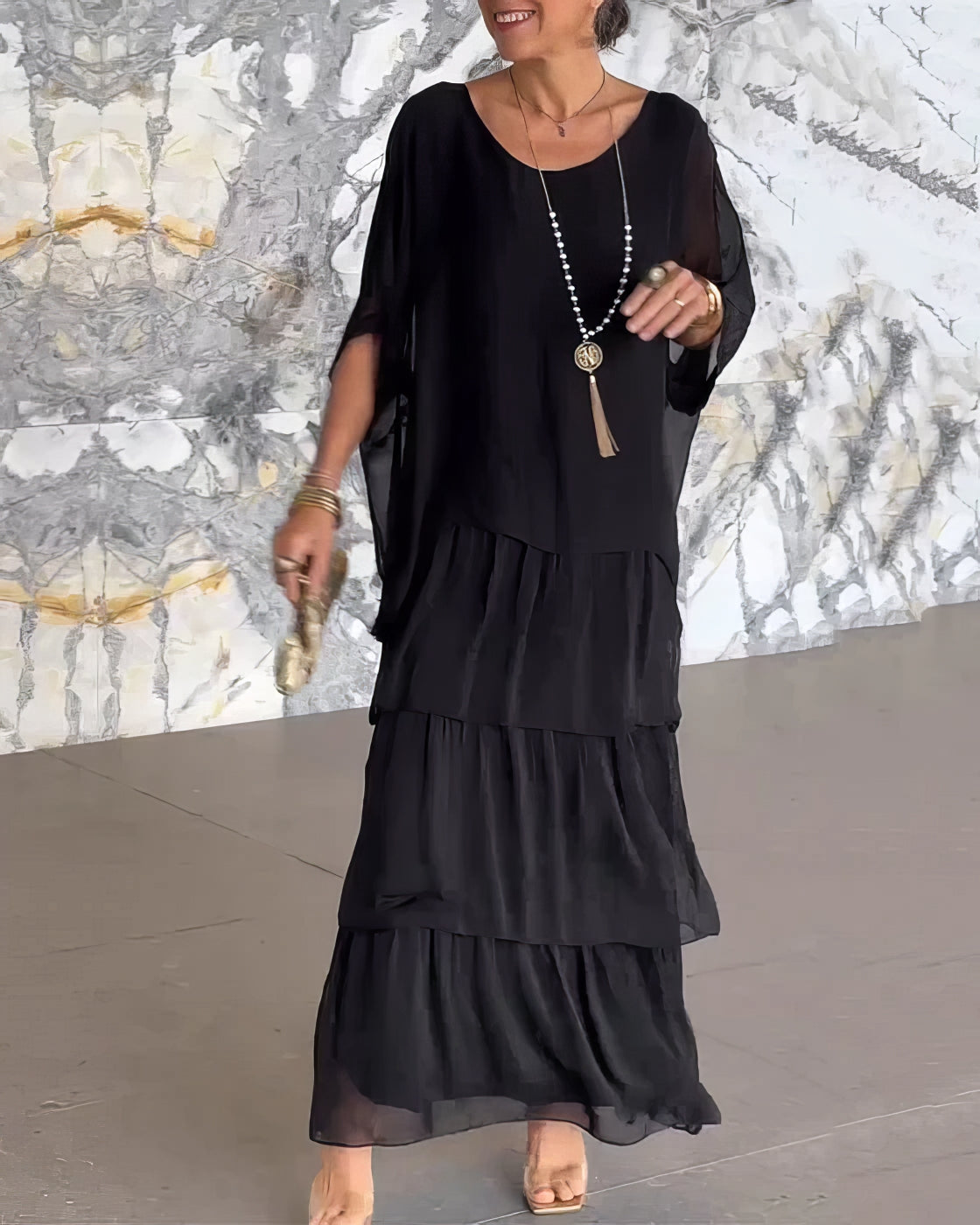 Angela | Eleganta maxi kleita, ērta visiem dzīves gadījumiem