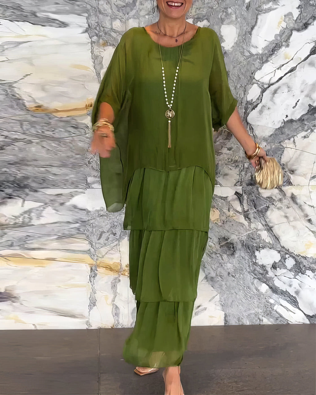 Angela | Eleganta maxi kleita, ērta visiem dzīves gadījumiem