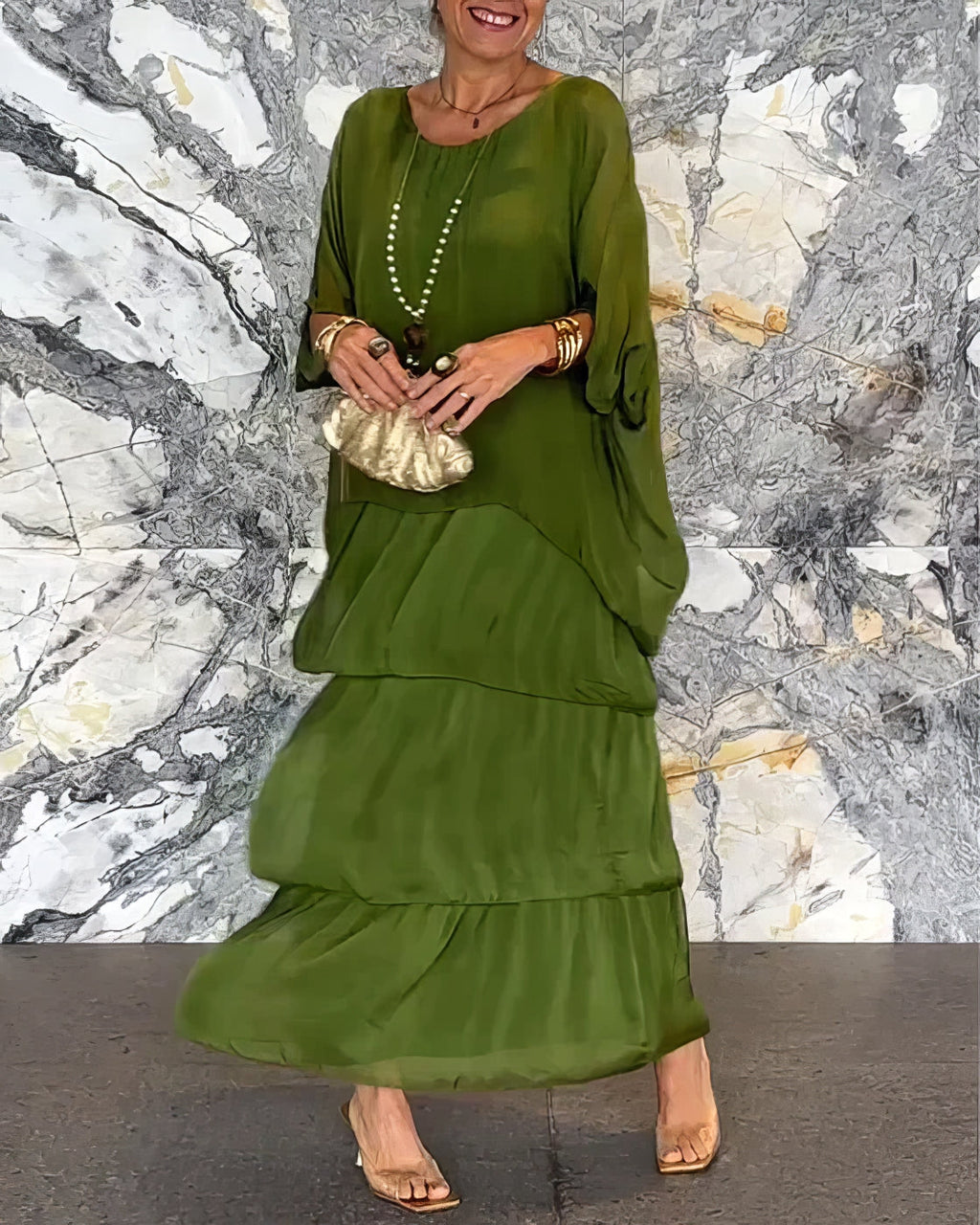 Ljubica | Eleganta maksi kleita, ērta visiem gadījumiem